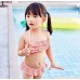 Lucky-fairy-Girl swimsuit 1-8 Years Striped Bathing Suits for Children Two Pieces Swimwear Beach Bikini Set Green Striped B07QBFP1WZ